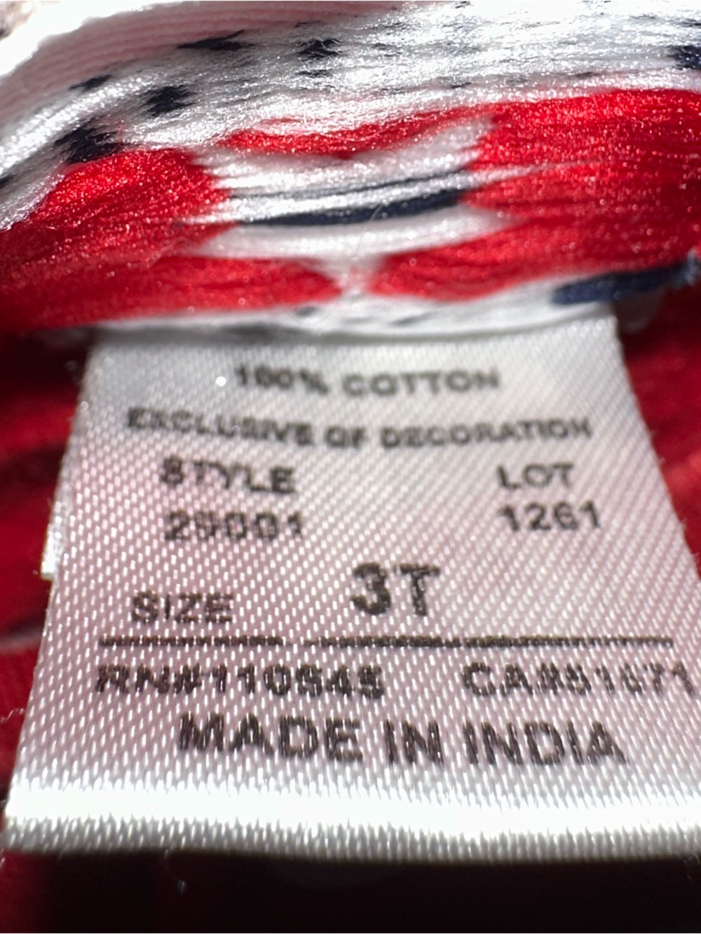 Red & White Kids Baseball Jacket - Picture 2 of 3